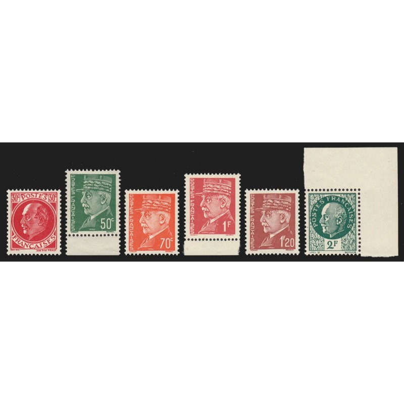 n°506a, 508a, 511b, 514a, 515a, 518a, Faux Intelligence Service, neufs ** - SUP