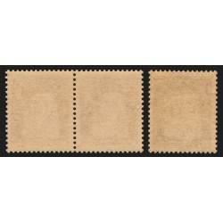 n°601, variété "barbe blanche" tenant à normal, neufs ** sans charnière SUPERBE