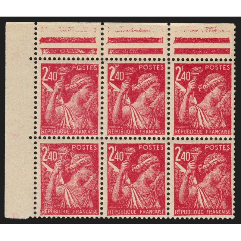 n°654, variété "chiffre 2 énorme", neufs ** sans charnière - SUPERBE