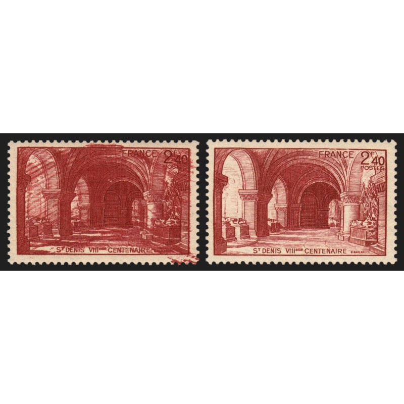 n°661, variété "impression maculée", neuf ** sans charnière - SUPERBE