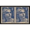 n°717b, variété "4 sans F", Marianne de Gandon 4fr outremer, neuf ** - TB
