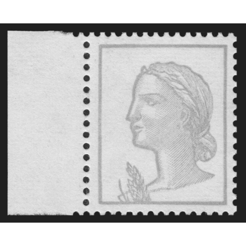 n°1263h variété "couleur rouge omise", Marianne de Decaris, neuf ** - SUPERBE