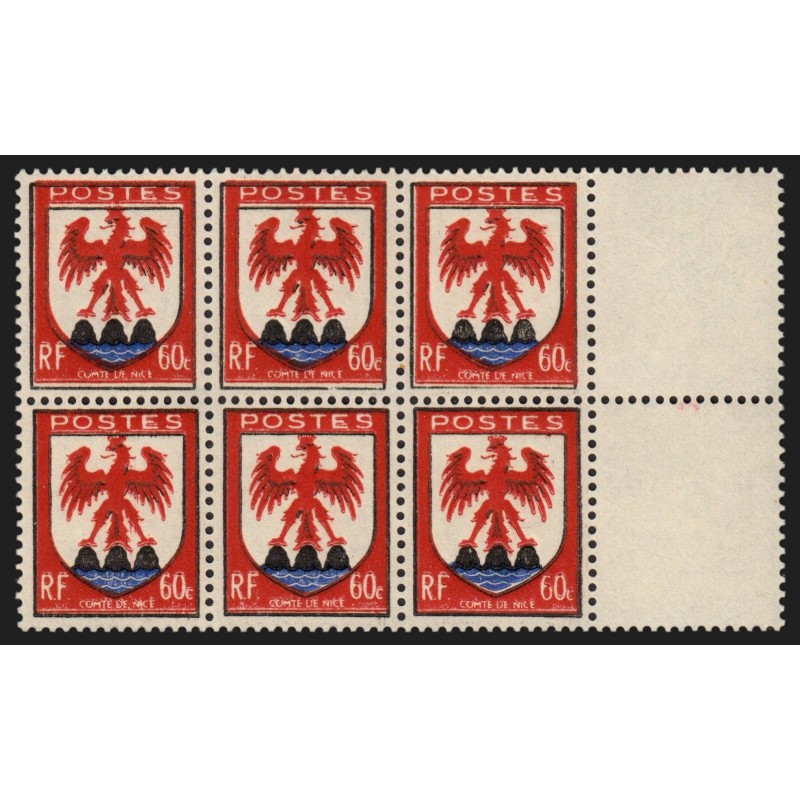 n°758, variété "impression couleur noire décalée", neufs ** - SUPERBE