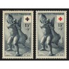 n°1049, variété "Croix noire au lieu de rouge", neufs ** , signé CALVES - TB
