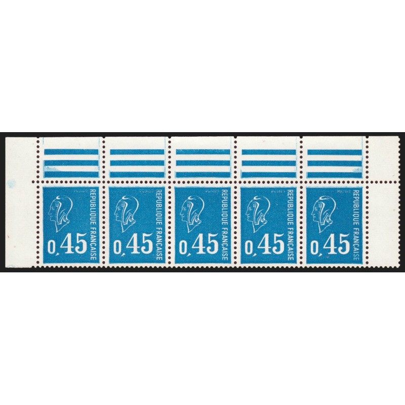 n°1663a, variété "POSTES", Marianne de Becquet, neufs ** sans charnière SUPERBE