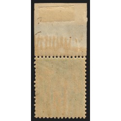 n°102, Sage 5c vert-jaune, Type I (N sous B), neuf ** sans charnière - TB