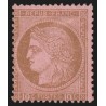 n°54, Cérès 10c brun sur rose, neuf * légère trace de charnière - TB