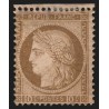 n°54, Cérès 10c brun sur rose, neuf * avec petite charnière, GNO - TB