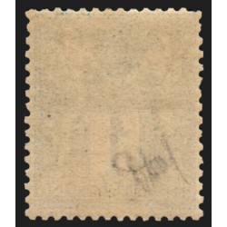 n°61, Sage 1c vert, Type I, neuf * avec légère trace de charnière - B/TB