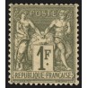 n°72, Sage 1fr bronze, Type I, neuf * trace de charnière, signé A.BRUN - TB