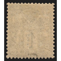 n°72, Sage 1fr bronze, Type I, neuf * trace de charnière, signé A.BRUN - TB