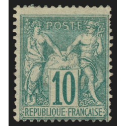n°65, Sage 10c vert, Type I, neuf * avec charnière - BEAU D'ASPECT