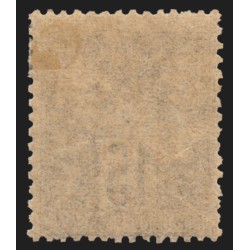 n°77, Sage 15c gris, Type II, neuf * avec charnière - TB