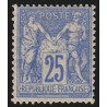 n°78, Sage 25c outremer, Type II, neuf * avec charnière, signé BAUDOT - TB
