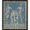 n°90, Sage 15c bleu, neuf ** sans charnière - TB