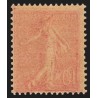 n°129e, variété "impression recto-verso", Semeuse 10c rose, neuf ** - TB