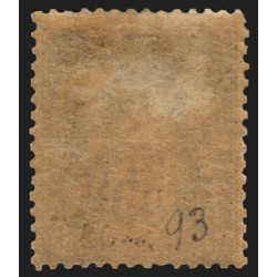 n°93, Sage 35c violet-noir, neuf * avec charnière, signé A.BRUN - TB D'ASPECT