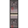 n°103b, Types I et II se tenant, Sage 10c noir sur lilas, neufs ** - TB