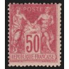n°104, Sage 50c rose, Type I (N sous B), neuf ** sans charnière - TB