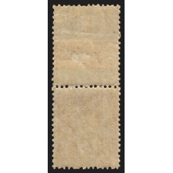 n°105, avec interpanneau, Sage 2fr bistre, neuf ** sans charnière - TB