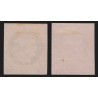 n°52/53, Cérès 1872, deux essais gris-sur-rose, neufs (*) sans gomme - TB