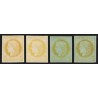 n°53, Cérès 1872, essais 5c jaune en quatre nuances, neufs (*) sans gomme - TB