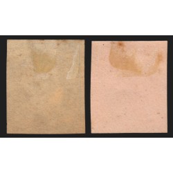 Projet Pichot 1850, Louis-Napoléon Bonaparte, en 2 couleurs différentes - B/TB