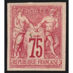 Colonies générales n°28, Sage 75c rose, neuf * avec charnière - TB D'ASPECT