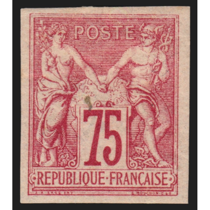 Colonies générales n°28, Sage 75c rose, neuf * avec charnière - TB D'ASPECT