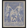 Colonies générales n°36, Sage 25c outremer, neuf * trace de charnière - TB