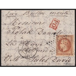 Ballon monté "Le Général Renault" destination LA HAYE Pays-Bas - Certificat