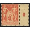 n°94, millésime 0, Sage 40c orange, Type II, neuf * légère trace de ch. - TB