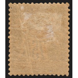 n°99, Sage 75c violet sur orange, neuf * avec charnière - TB D'ASPECT