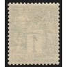 n°61, Sage 1c vert, Type I (N sous B), neuf ** sans charnière - TB
