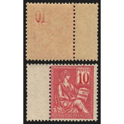 n°112, variété "impression recto-verso des chiffres" neuf ** sans charnière TB