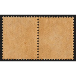 n°117a, variété "chiffre 1 touchant le cadre", Mouchon 15c orange, neufs **