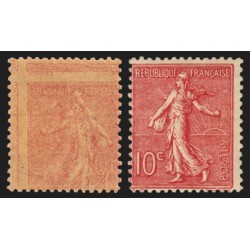 n°129e, variété "impression recto-verso et à cheval", neuf ** sans charnière TB