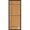 n°130l, Type V papier GC, paire verticale de carnet, neuf * sur 1 timbre - TB