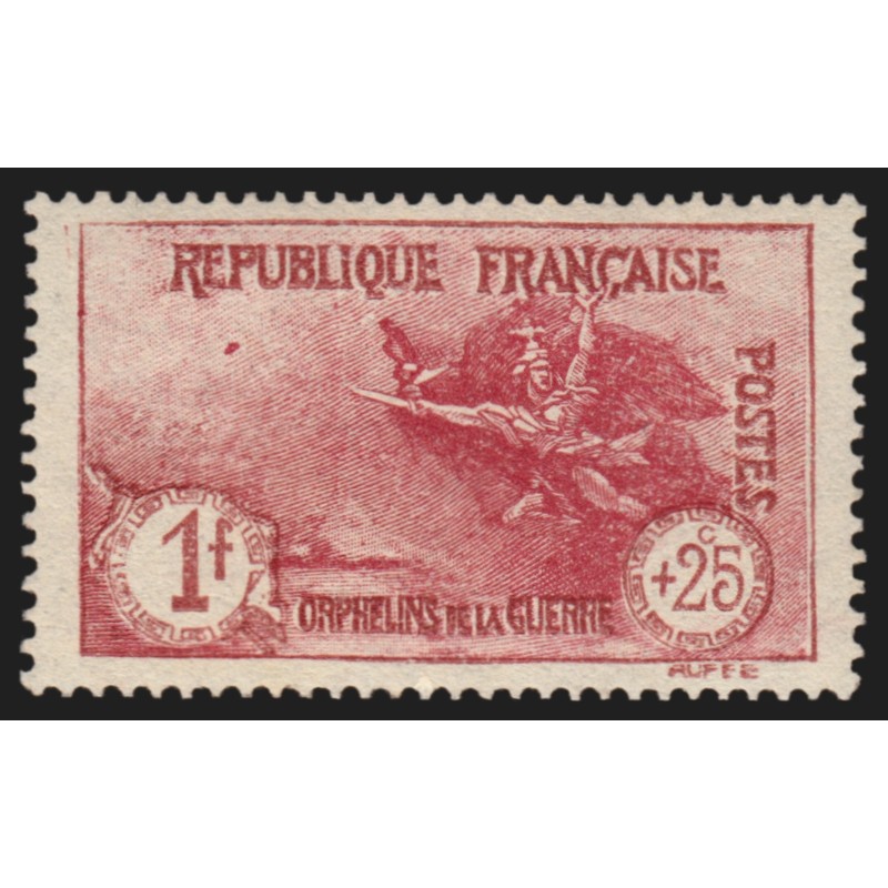 n°231, Orphelins, 1fr + 25c carmin, neuf ** sans charnière - TB n°231, Orphelins, 1fr + 25c carmin, neuf ** sans charnière - TB