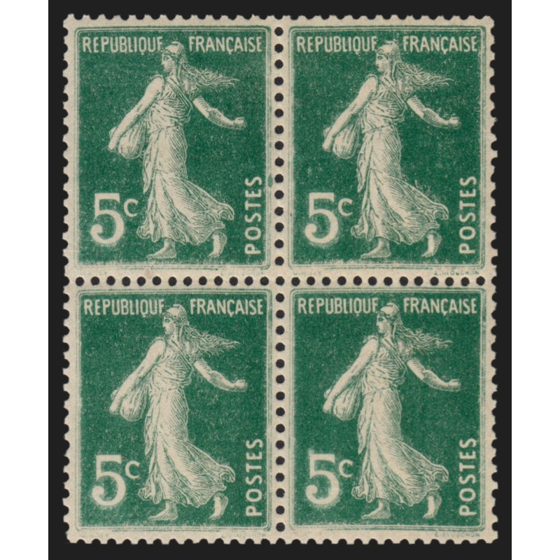 n°137, variété "impression floue, faciale empatée", neufs * - SUPERBE