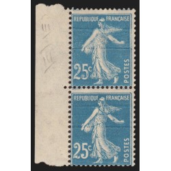 n°140, variétés "lignes horizontales" au Type III, neufs ** sans charnière - TB