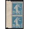 n°140, variétés "lignes horizontales" au Type III, neufs ** sans charnière - TB
