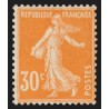 n°141e, variété "papier X", Semeuse 30c orange, neuf ** sans charnière - TB