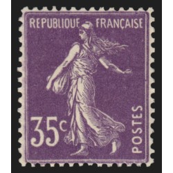 n°142b, Semeuse 35c violet, Type II, neuf ** sans charnière - TB