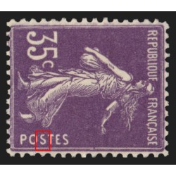 n°142b, Semeuse 35c violet, Type II, neuf ** sans charnière - TB