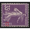 n°142b, Semeuse 35c violet, Type II, neuf ** sans charnière - TB
