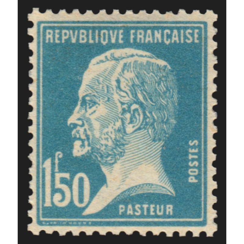 n°181a, Faux de Marseille, Pasteur 1fr50 bleu, neuf ** sans charnière - SUPERBE