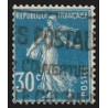 n°192c, Type IIC, Semeuse camée 30c bleu, oblitéré - TB