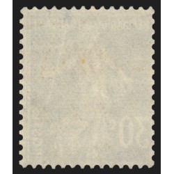 n°192c, Type IIC, Semeuse camée 30c bleu, oblitéré - TB