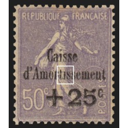 n°276a, variété "sans point sur le i d'amortissement", neufs ** sans charnière